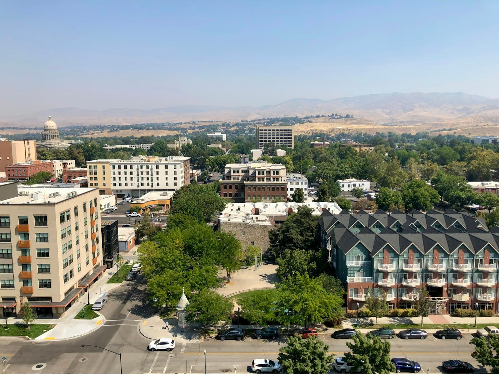 Idaho cityscape and street view