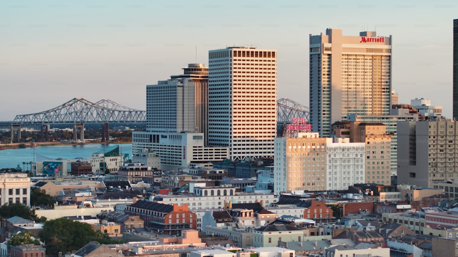 Mississippi cityscape and street view